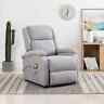 322464 Vidaxl Massage Recliner Light Grey Fabric Only 720286053225 322464 Vidaxl Massage Recliner Light Grey Fabric Only 720286053225