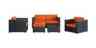 3283119 5-pc Outdoor Seating Orange Set Espresso Wicker Id