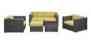 3283120 Seating Id Outdoor Peridot Espresso Wicker Set 5-pc