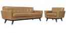 3346467 Id 2-pc Room Tan Set Living Contemporary