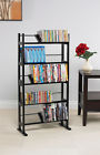 3555979 Unknown Espresso Brown Tier Media Rack Holder Entertainment Storage Furniture