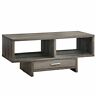 355710 Homeroots Durable Dark Taupe With Storage Coffee Table 512839643274 355710 Homeroots Durable Dark Taupe With Storage Coffee Table 512839643274