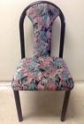 36-13 Backing " Chair 4 Cloth Seat Kitchen 18 Glossy 21 Metal Black