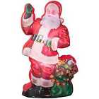 0867869 38768 Gemmy Santa With Bag Christmas Inflatable Fabric Multicolored 086786387689 0867869 38768 Gemmy Santa With Bag Christmas Inflatable Fabric Multicolored 086786387689