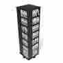 Bms-1060-k 4-sided Prepac Black Large Spinning Tower 772398221168