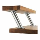 400.511.96 Ikea Capita Stainless Steel Brackets Legs One Set Of Pieces