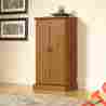 401349 Sauder Multimedia Storage Cabinet Carolina Oak Orchard Hills Collection