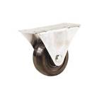 4323855t 41580 Titan Casters Rigid General Duty Caster Soft Rubber Wheels Silver