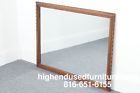 42x32 Walnut Davis Mirror Cabinet Wall Aged Dresser