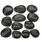 4316252877 Decorative Stones Assorted Etched Inspirational Words Black Pocket 047393758347 4316252877 Decorative Stones Assorted Etched Inspirational Words Black Pocket 047393758347