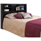 450355 Headboard Size With Bookcase Storage Door Black Bedroom Furniture 450355 Headboard Size With Bookcase Storage Door Black Bedroom Furniture