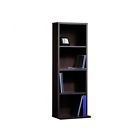 4630 Sauder Storage Tower 12.4 X 8.1 35.8 Inches Cinnamon Cherry Three Adjustable Shelves 692103374630