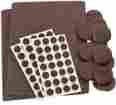 4760495n Soft Touch Self-stick Heavy Duty Felt Pads Value Pack Assortment For Hard Surfaces 102 074523976043