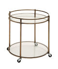 48515 " Glass Simply 26 Cart Artistic Tea Metal Benzara 27 48515 " Glass Simply 26 Cart Artistic Tea Metal Benzara 27