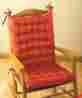 490204 Rocking Chair Cushion Sets Sienna Orange Red Cushions 490204 Rocking Chair Cushion Sets Sienna Orange Red Cushions