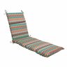 505541 Pillow Perfect Nivala Blue Chaise Lounge Cushion