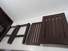 51028 Hillsdale Preston Shower Vanity Stool Walnut 796995150256 51028 Hillsdale Preston Shower Vanity Stool Walnut 796995150256