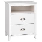 52001216 Prepac Yaletown Nightstand White 772398511849