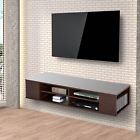 54765 Floating Media Storage Shelf Wall Mounted Modern Wooden 822434854765 54765 Floating Media Storage Shelf Wall Mounted Modern Wooden 822434854765