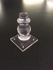 578a Unbranded Clear Acrylic Lucite Feet For Furniture Sofa Cabinet Curved