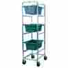 Al-l-6 6-shelf Win-holt Mobile Aluminum Lug Cart Al-l-6 6-shelf Win-holt Mobile Aluminum Lug Cart