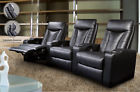 600130-4 Coaster Pavillion Seated Theater Black 600130-4 Coaster Pavillion Seated Theater Black