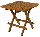 60030 Seateak Folding Deck Table 814154010026 60030 Seateak Folding Deck Table 814154010026