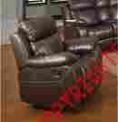 603023 Coaster Glider Recliner Chair With Pillow Arms Bonded Leather Brown Living Room 603023 Coaster Glider Recliner Chair With Pillow Arms Bonded Leather Brown Living Room