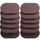 3.5in.reusable 606157402386 Liyic Pack Brown Oval Felt Furniture Sliders For 3.5in.reusable 606157402386 Liyic Pack Brown Oval Felt Furniture Sliders For