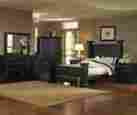 61658-43 Progressive International Furniture Torreon 3 Drawer Nightstand Antique Black 726692081935