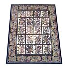 62007 The Renovators Supply Rectangular Area Rug Blue Silk 096962396275