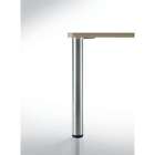 620710175 620710 Richelieu Round Metal Table Leg With Adjustable Height 773199658757