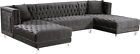 631grey-sectional Meridian Moda Velvet 3pc 631grey-sectional Meridian Moda Velvet 3pc