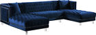 631navy-sectional Meridian Moda Velvet 3pc