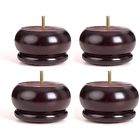 640864385013 Mahogany Finish Furniture Legs 640864385013 Mahogany Finish Furniture Legs