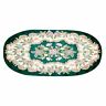 64260 The Renovators Supply Oval Area Rug Green Cotton 096962397418 64260 The Renovators Supply Oval Area Rug Green Cotton 096962397418