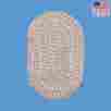 64328 The Renovators Supply Oval Area Rug 9 X 7 Beige Nylon 096962397739 64328 The Renovators Supply Oval Area Rug 9 X 7 Beige Nylon 096962397739