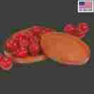 65115 The Renovators Supply Trays Natural Wood Shaker Lg Oval Tray 096962399757