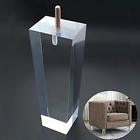 658709123393 Replacement Legs Square Acrylic Sofa Feet Inch Stand