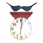 665406 The Renovators Supply Bluebird Clock Wood 096962399962 665406 The Renovators Supply Bluebird Clock Wood 096962399962