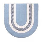 666104 The Renovators Supply Oval Area Rug Blue Cotton 096962400026 666104 The Renovators Supply Oval Area Rug Blue Cotton 096962400026