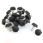 6mmx18mmx15mm Furniture 20 Leveling Adjuster Pcs Screw Glide Foot