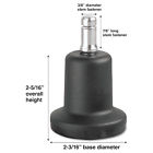 70176 Master Caster Company High Profile Bell Glides Stem 034238701767 70176 Master Caster Company High Profile Bell Glides Stem 034238701767