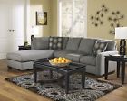 7020067 7020016 Signature Design By Ashley Zella Laf Chaise Sectional In Charcoal 7020067 7020016 Signature Design By Ashley Zella Laf Chaise Sectional In Charcoal