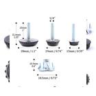709886211677 Glarks Size Screw On Black Glides Adjustable Furniture 709886211677 Glarks Size Screw On Black Glides Adjustable Furniture