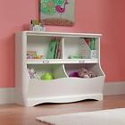 720562948755 Sauder Pogo Bookcase Footboard Soft White Finish
