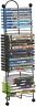 72358 Dvd Storage Tower Rack Video Game Organizer Metal 764655272358