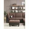 735201552996 Nathaniel Home Bonded Leather And Champion Ottoman Chocolate 735201552996 Nathaniel Home Bonded Leather And Champion Ottoman Chocolate