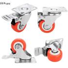 S15y 756353356782 Unbranded Swivel Caster Rubber Wheel Steel Top Plate