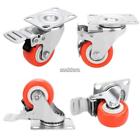 756353915057 Unbranded Swivel Caster Rubber Wheel Steel Top Plate